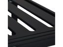relaxdays Pflanzenständer mit Rollen 60.5 cm, Schwarz