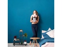 relaxdays Pflanzenständer mit Rollen 60.5 cm, Schwarz