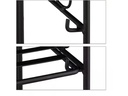 relaxdays Pflanzenständer Antik klappbar 100 cm, Schwarz