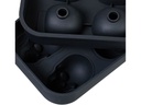 relaxdays Eiswürfelform Totenkopf 2 Stück, Schwarz