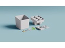 tesa Utensilienhalter Set Weiss
