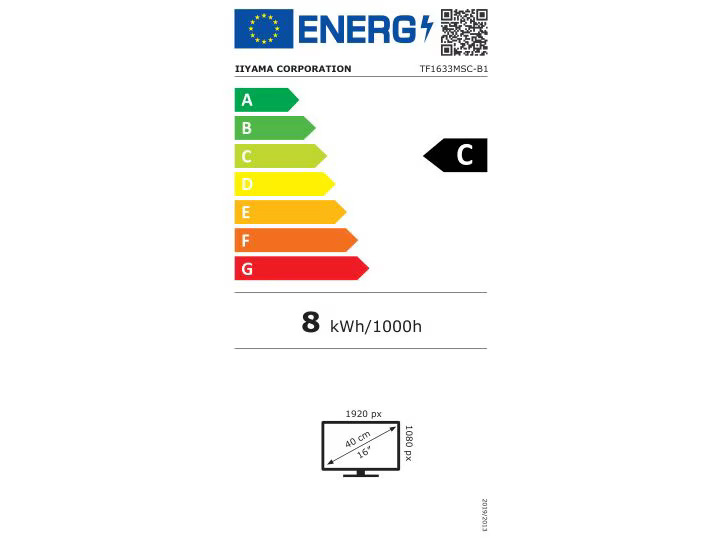 iiyama Monitor ProLite TF1633MSC-B1