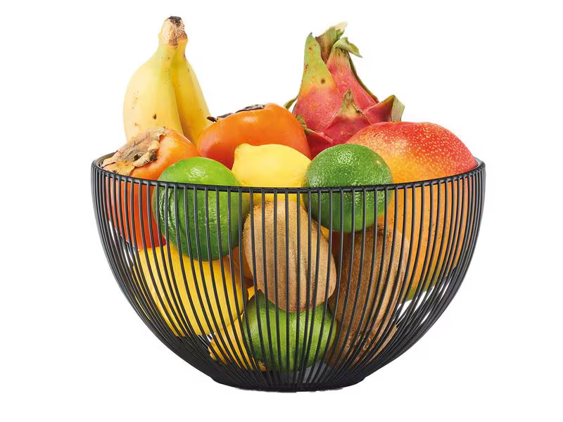 Zeller Present Früchtekorb hoch, Schwarz