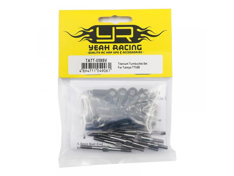 Yeah Racing Titanium Turnbuckle Set Tamiya TT-02B