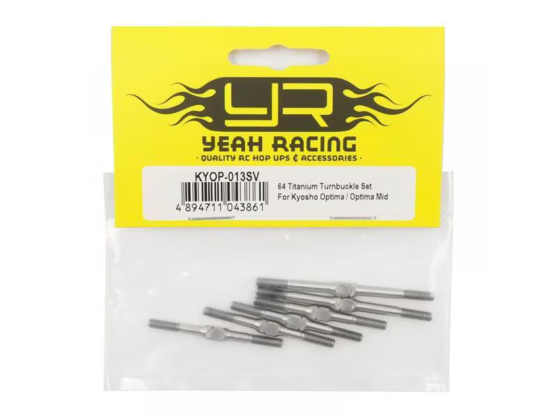 Yeah Racing Titanium Turnbuckle Set Optima / Optima Mid