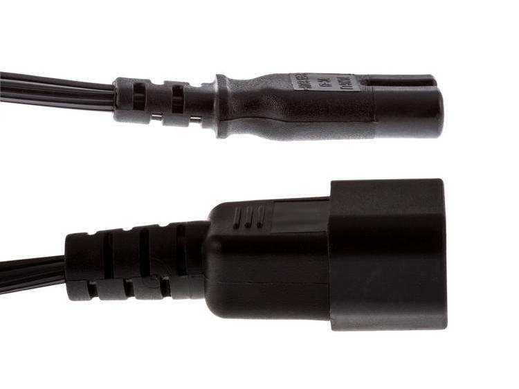 Diggelmann Gerätekabel 0.4 m C7-C14