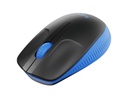 Logitech Maus M190 Blau/Schwarz
