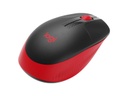 Logitech Maus M190 Rot/Schwarz