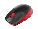 Logitech Maus M190 Rot/Schwarz