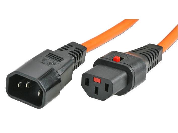 IEC LOCK Gerätekabel 1 m C13-C14