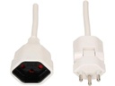 Max Hauri Verlängerungskabel 0.5 m T13 - T12 Clip-Clap, Weiss