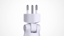 Max Hauri Verlängerungskabel 0.5 m T13 - T12 Clip-Clap, Weiss