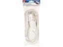 Max Hauri Verlängerungskabel 5 m T13 - T12 Clip-Clap, Weiss