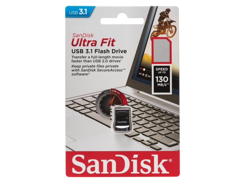 SanDisk USB-Stick Ultra Fit USB3.1 128 GB