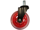 LC-Power Gaming Stuhlrollen 5er Set Rot