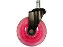 LC-Power Gaming Stuhlrollen 5er Set Pink