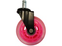 LC-Power Gaming Stuhlrollen 5er Set Pink