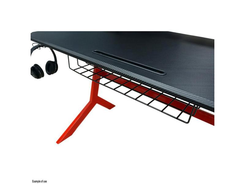 LC-Power Gaming Tisch LC-GD-1R Schwarz/Rot