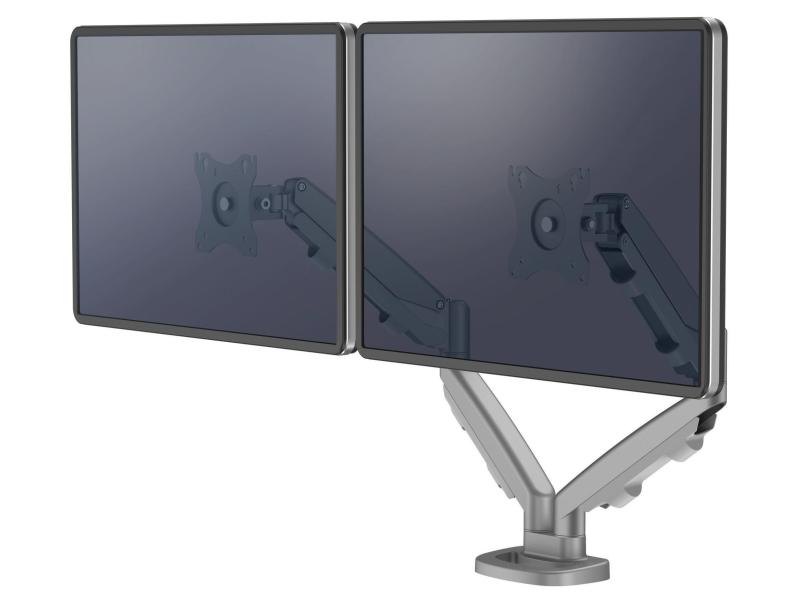 Fellowes TV-/Display-Standfuss Eppa für 2 Monitore, Silber