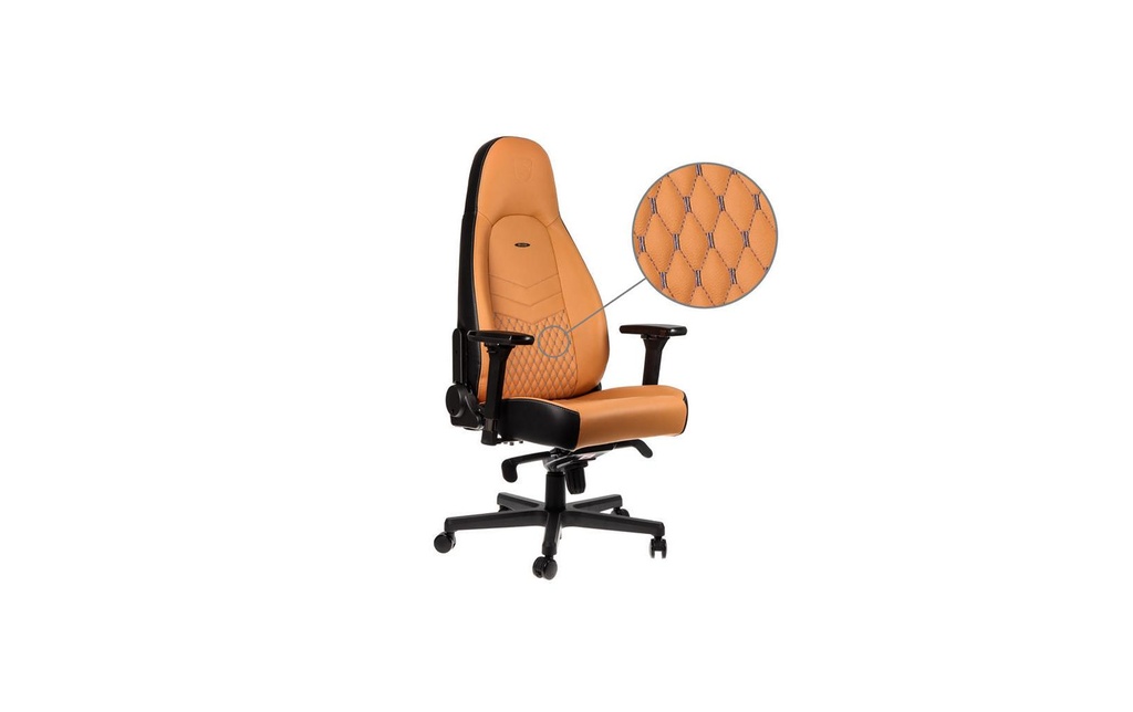 noblechairs Gaming-Stuhl ICON Echtleder Cognac