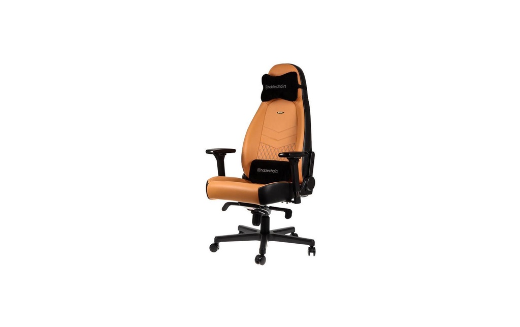 noblechairs Gaming-Stuhl ICON Echtleder Cognac
