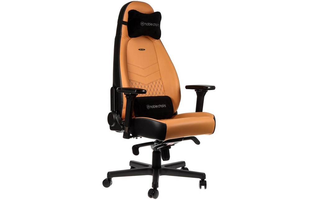 noblechairs Gaming-Stuhl ICON Echtleder Cognac