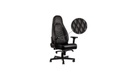 noblechairs Gaming-Stuhl ICON Echtleder Schwarz