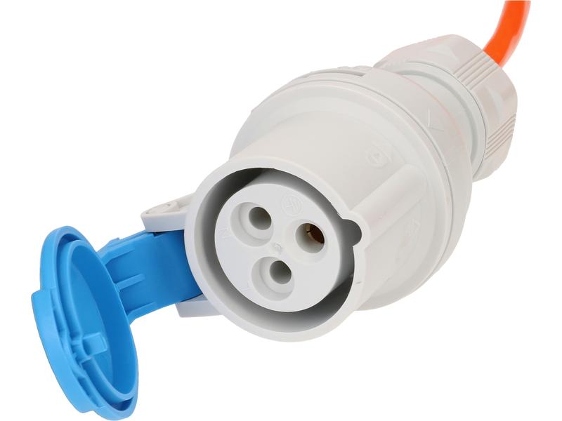 maxCAMP Adapterkabel T12/CEE16, 15m mit Überstromschutz