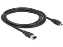 Delock FireWire-Kabel 400Mbps 6Pin-4Pin 1 m