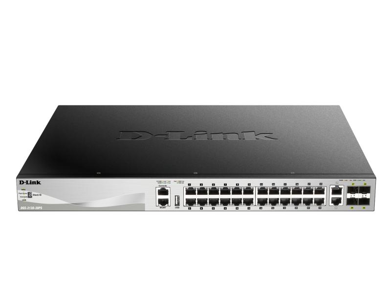 D-Link PoE+ Switch DGS-3130-30PS 24 Port
