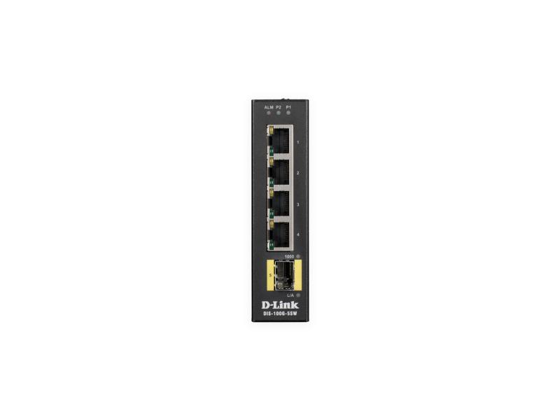 D-Link Rail Switch DIS-100G-5SW 5 Port