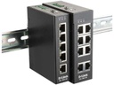 D-Link Rail Switch DIS-100G-5W 5 Port