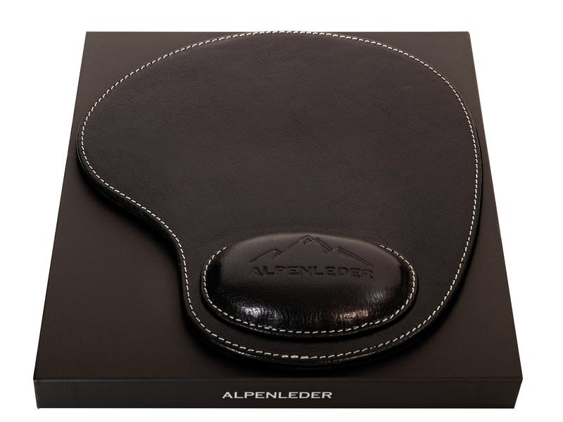 Alpenleder Mausmatte Salem Ebenholz