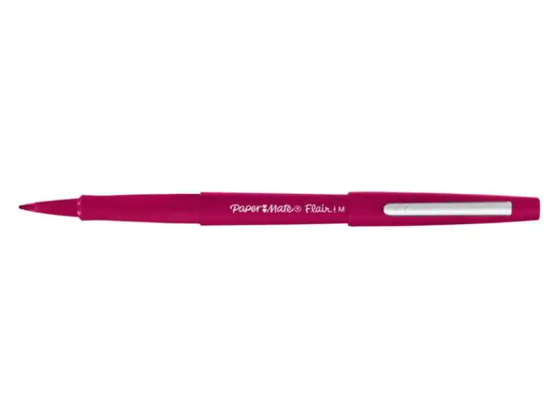 Paper Mate Fineliner Flair 1 mm, 12 Stück, Magenta