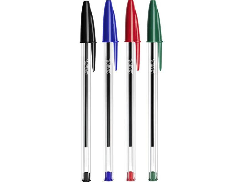 BIC Kugelschreiber Cristal Origin 0.32 mm, assortiert, 10 Stück