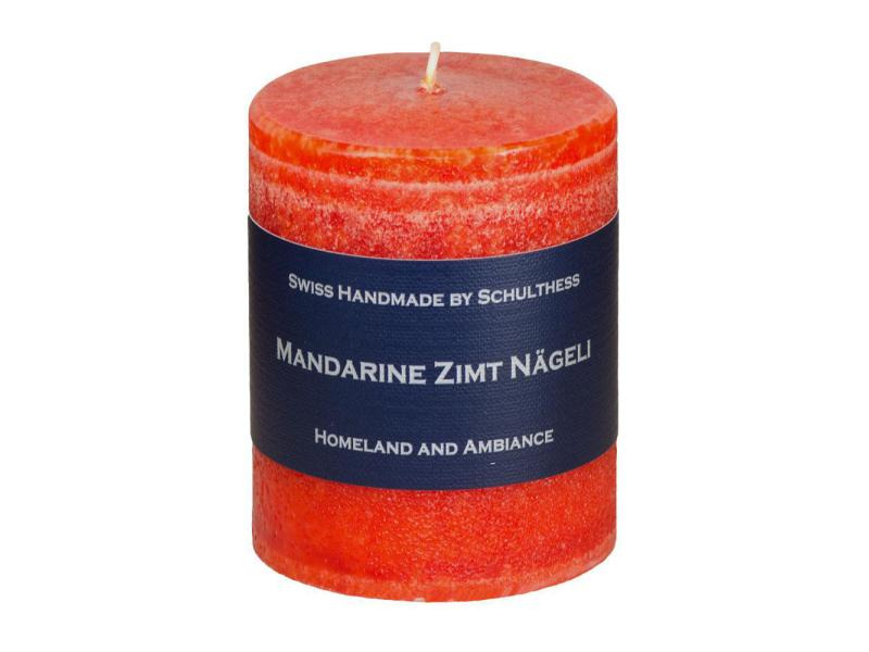 Schulthess Kerzen Duftkerze Mandarine Zimt Nägeli 8 cm