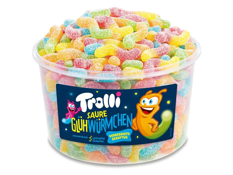 Trolli Gummibonbons Saure Glühwürmchen 1 kg