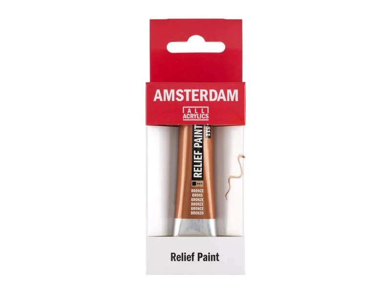 Amsterdam Acrylfarbe Reliefpaint 811 Bronze deckend, 20 ml