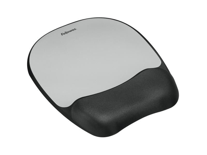 Fellowes Ergonomische Mausmatte Schwarz/Silber