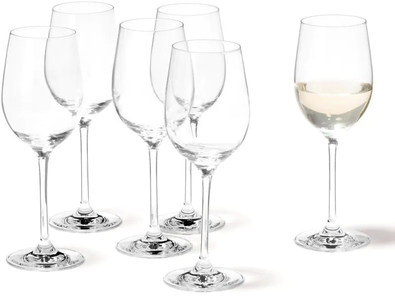 Leonardo Weissweinglas Ciao+ 300 ml, 6 Stück, Transparent