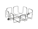 Paderno Serviettenhalter 19 cm x 19 cm Silber