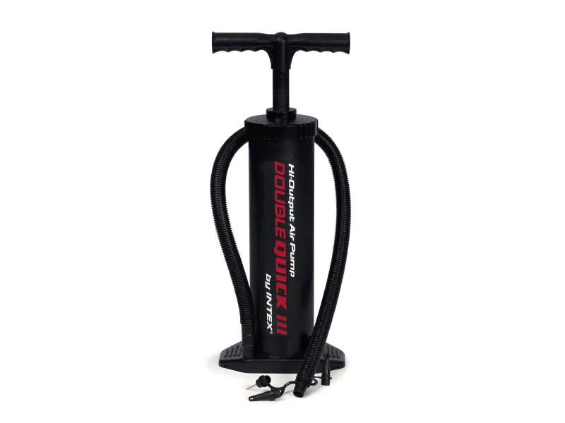 Intex Handpumpe Double Quick III Schwarz