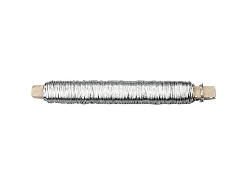 Creativ Company Stahldraht Blumendraht Silber