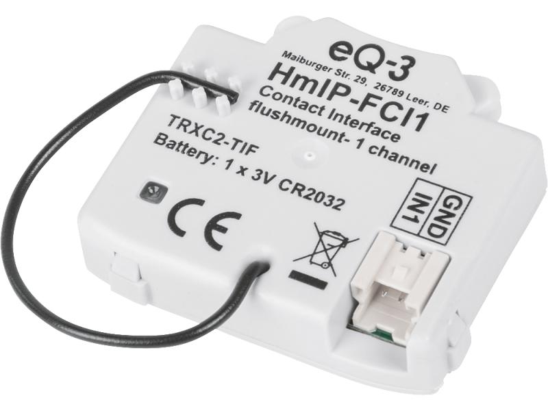 Homematic IP Smart Home Funk-Tasterschnittstelle Unterputz 1-fach