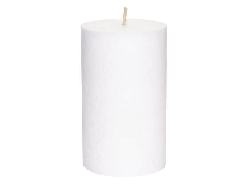 Herzog Kerzen AG Stumpenkerze Kristallo Alto 10 cm Weiss