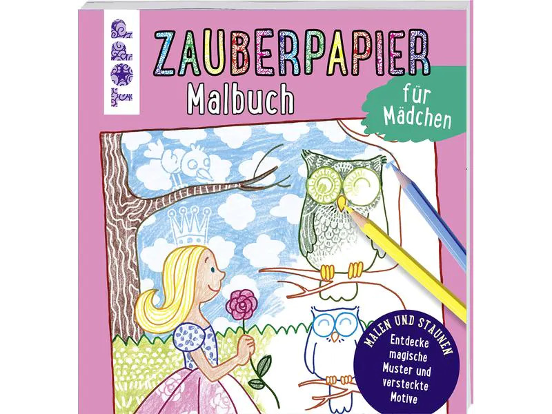 Frechverlag Malbuch Mädchen 21.3 x 21.1 cm