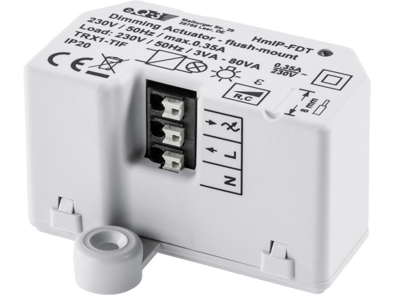 Homematic IP Smart Home Funk-Dimmaktor Unterputz Phasenabschnitt
