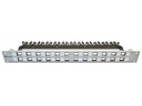 Wirewin Patchpanel 24 Port, Keystone, 1HE 19 Rack Hellgrau