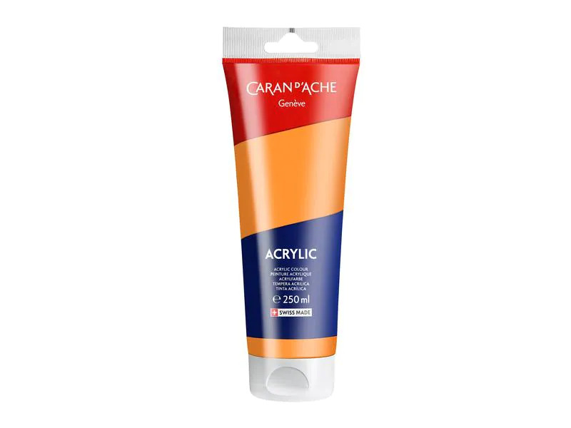 Caran d'Ache Acrylfarbe 250 ml, Orange