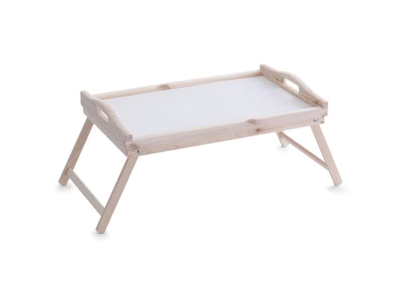Zeller Present Serviertablett Betttablett  Weiss